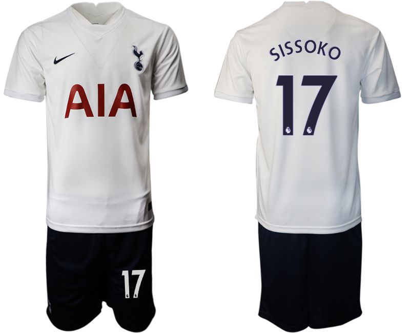 Cheap Men 2021-2022 Club Tottenham home white 17 Nike Soccer Jersey